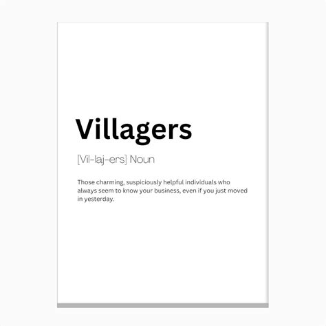 VILLAGER Definition & Meaning .